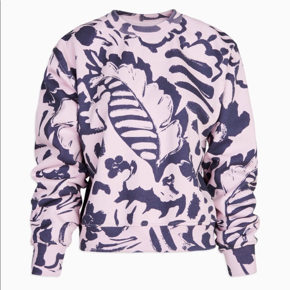 Tanya Taylor Tops - Tanya Taylor Sabia Graphic Floral Crewneck Sweatshirt Size M